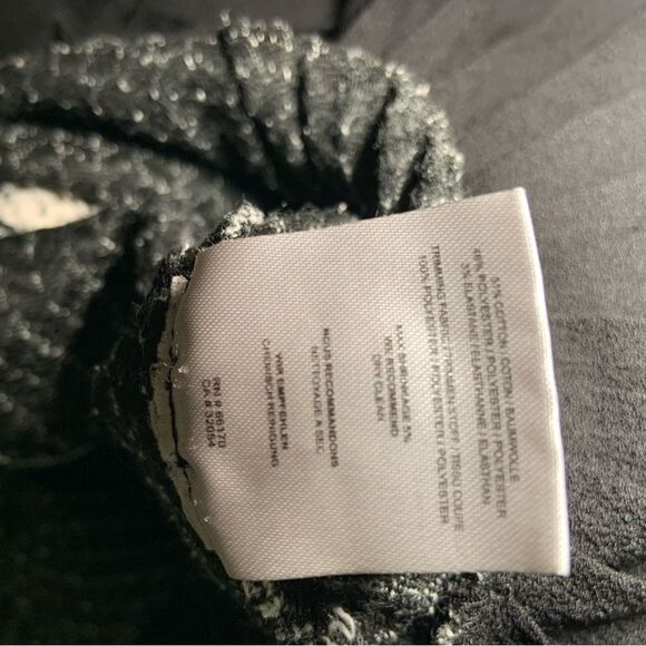 Sz Medium Black and White Ganni Anthropologie Dress - Picture 2 of 14